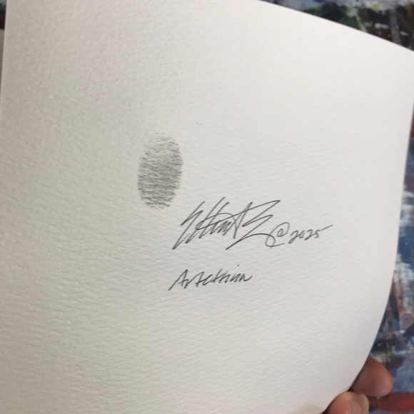 Original Watercolor Painting Blue heron art Birds Flight Home decor Artettina - Picture 5 of 7